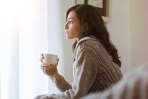 woman thinking of side effects of cbd